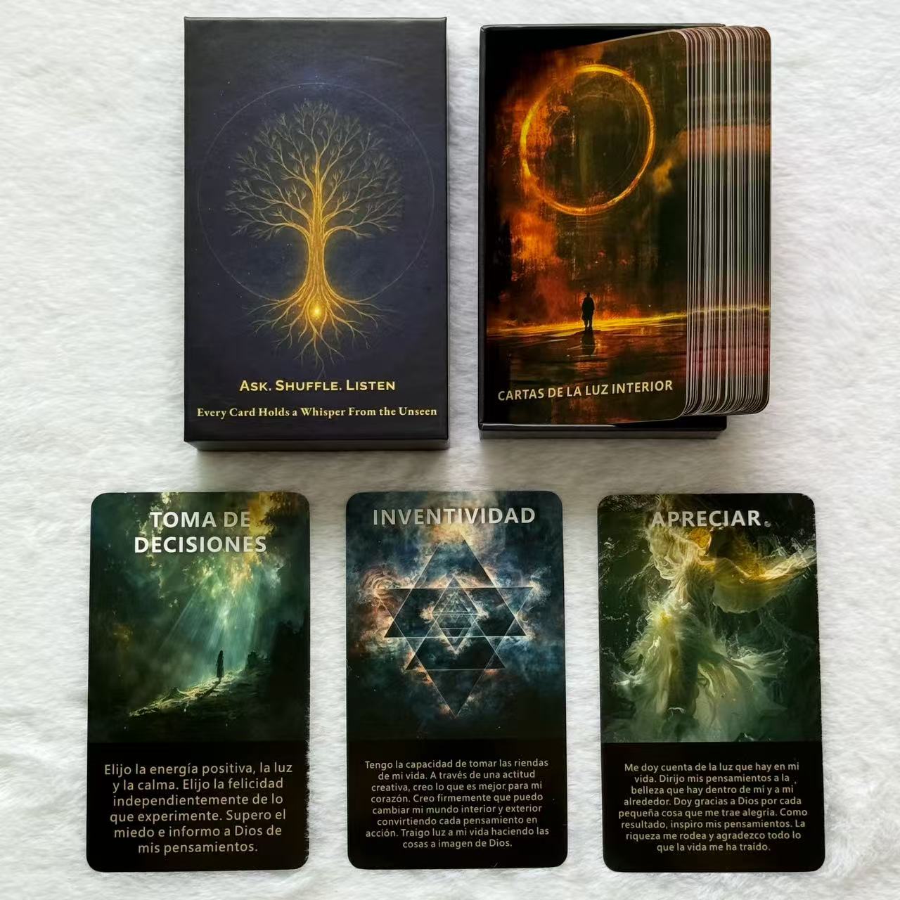 Board Game Love Letter - Jeu d'oracle espagnol, cartes d'oracle du