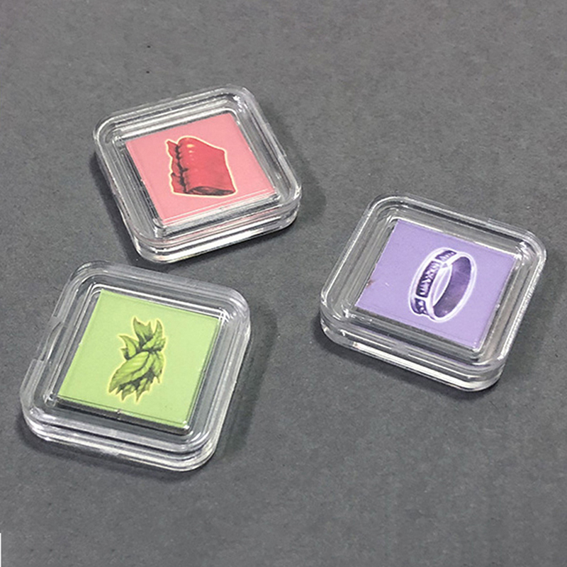 Board Game Verdant - Conteneurs carrés transparents en plastique, 10