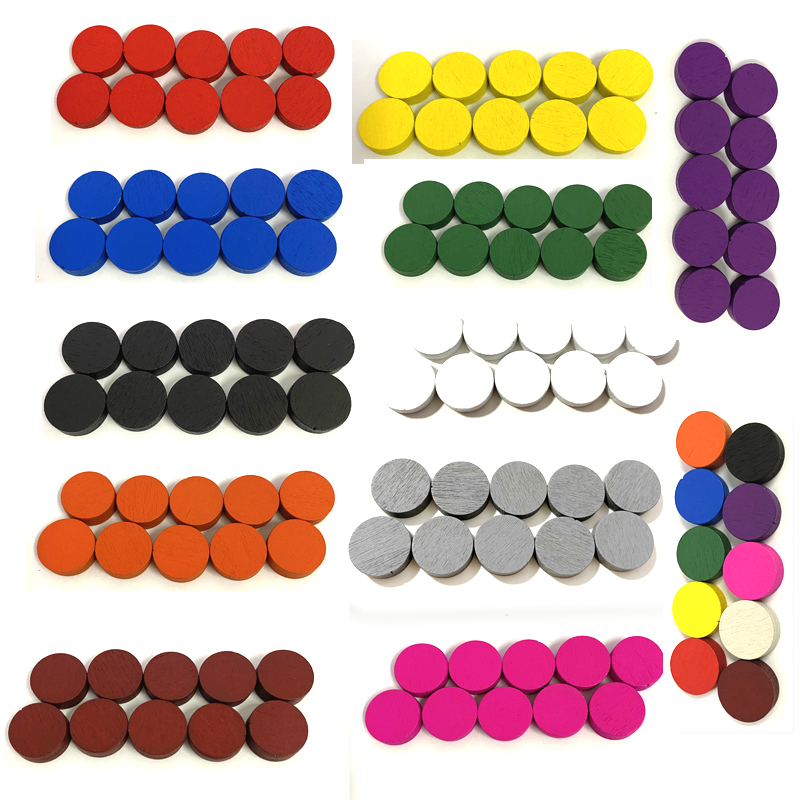 Board Game Verdant - 100 pièces de jeu de pion