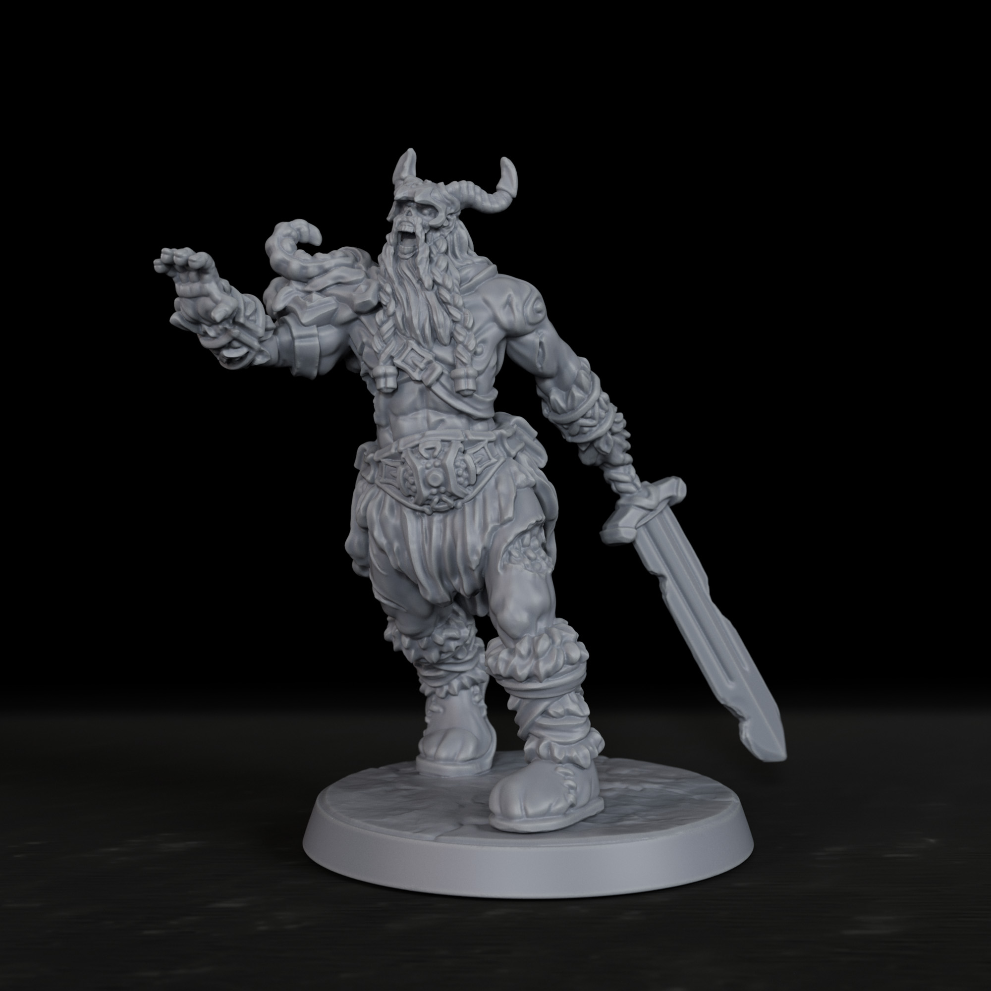 Board Game Zombies - Miniature de monstre zombie géant RPG