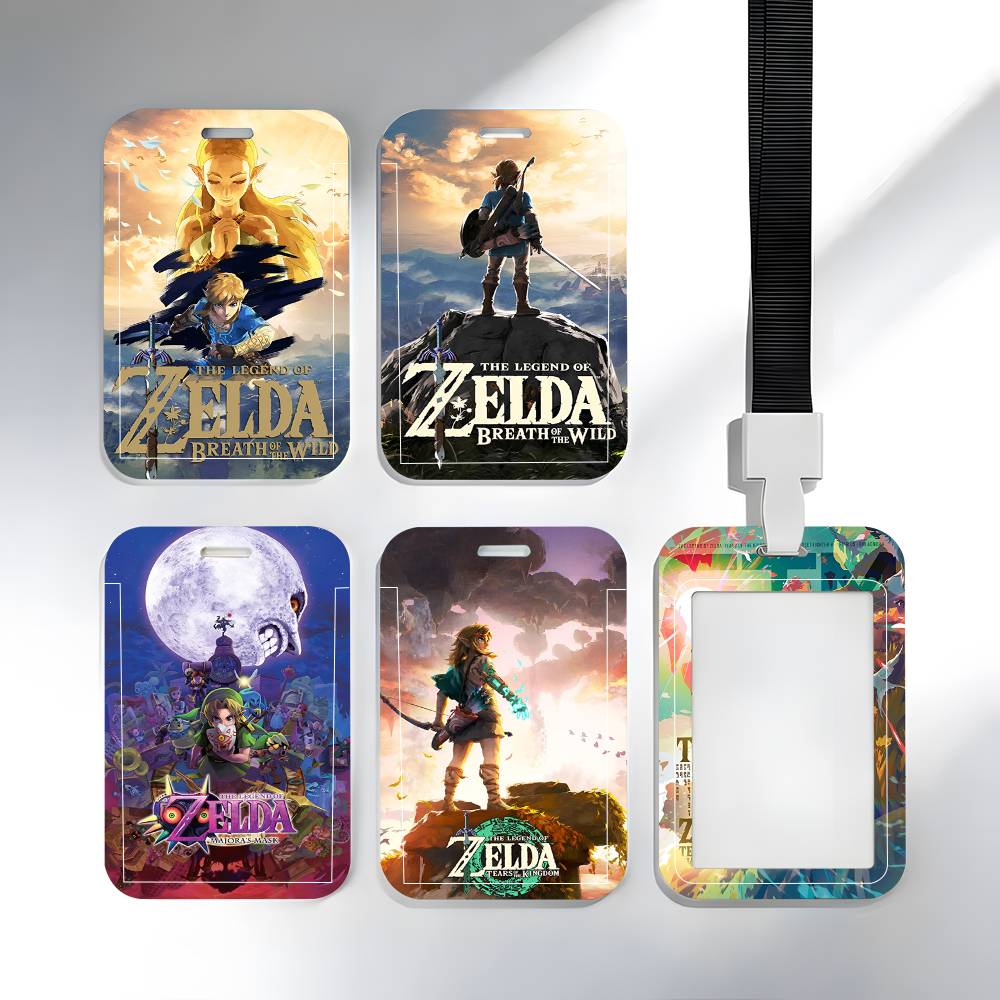 Board Game Zelda - Porte-cartes Z-Zeldas-Game-Legend, porte-cartes d'identité pour étudiants,