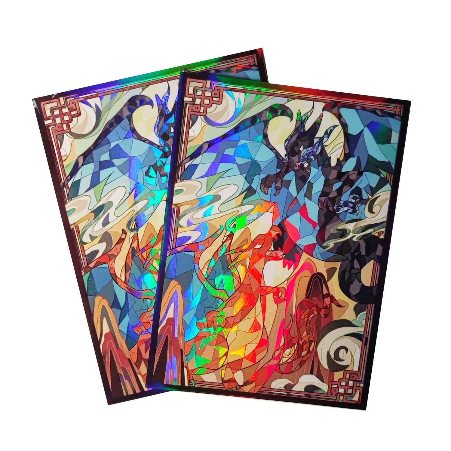 Board Game Illustration - Protège-Cartes Holo de 60ct, 66x91mm, Protection