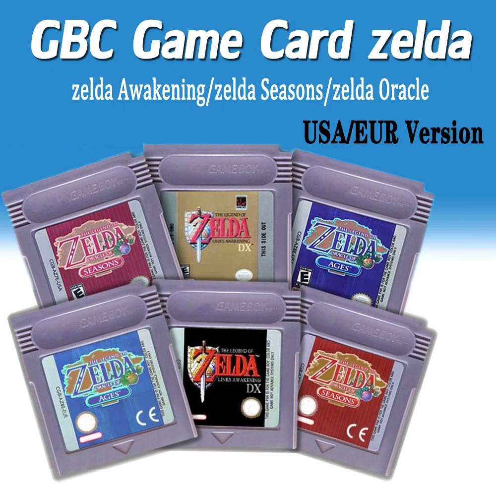 Board Game Zelda - Cartouche de jeu vidéo GBC The