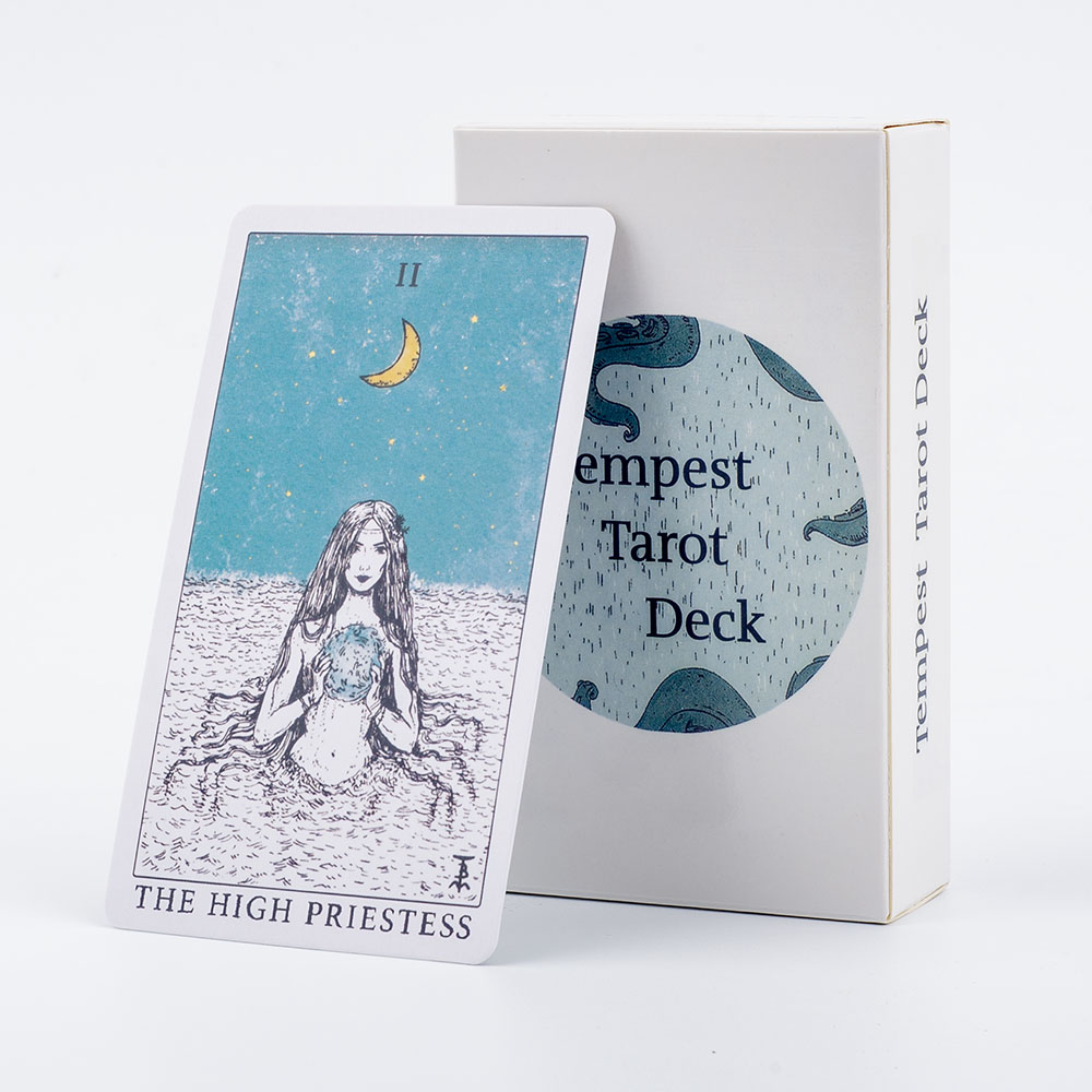 Board Game Illustration - Jeu de Tarot Tempest sur le