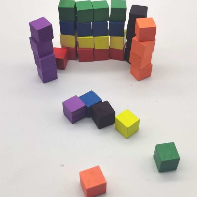 100 pièces/lots 10mm Cubes en  - Board Game Verdant avis et prix