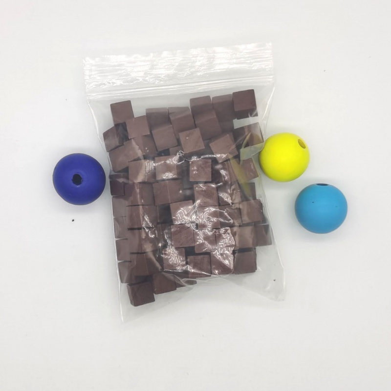 100 pièces/lots 10mm Cubes en  - Board Game Verdant avis et prix