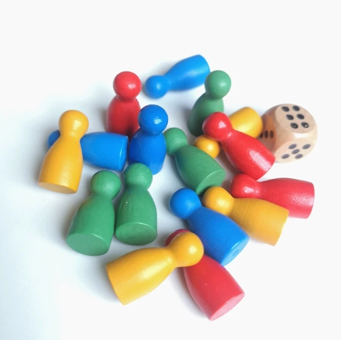 Marqueurs d'échecs en bois col - Board Game Illustration avis et prix