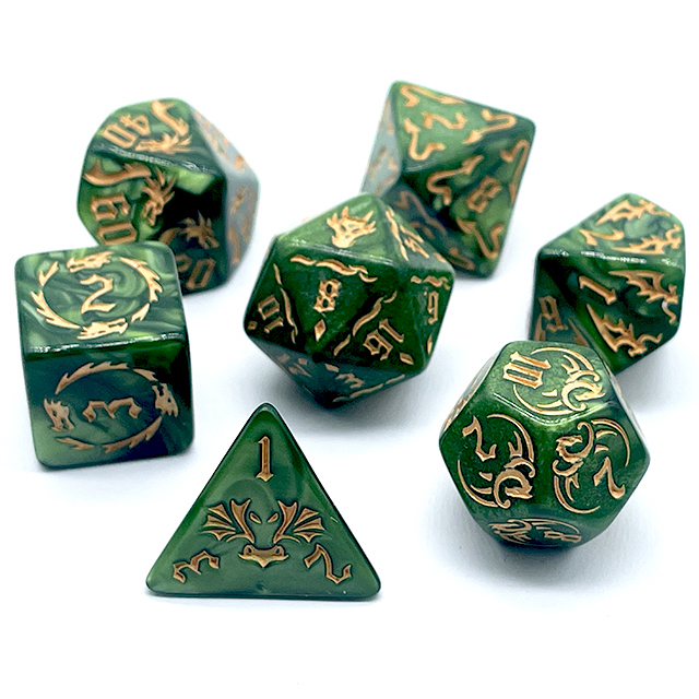 Ensemble de dés DND en acryliq - Board Game Arena avis et prix