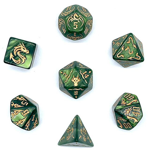 Ensemble de dés DND en acryliq - Board Game Arena avis et prix