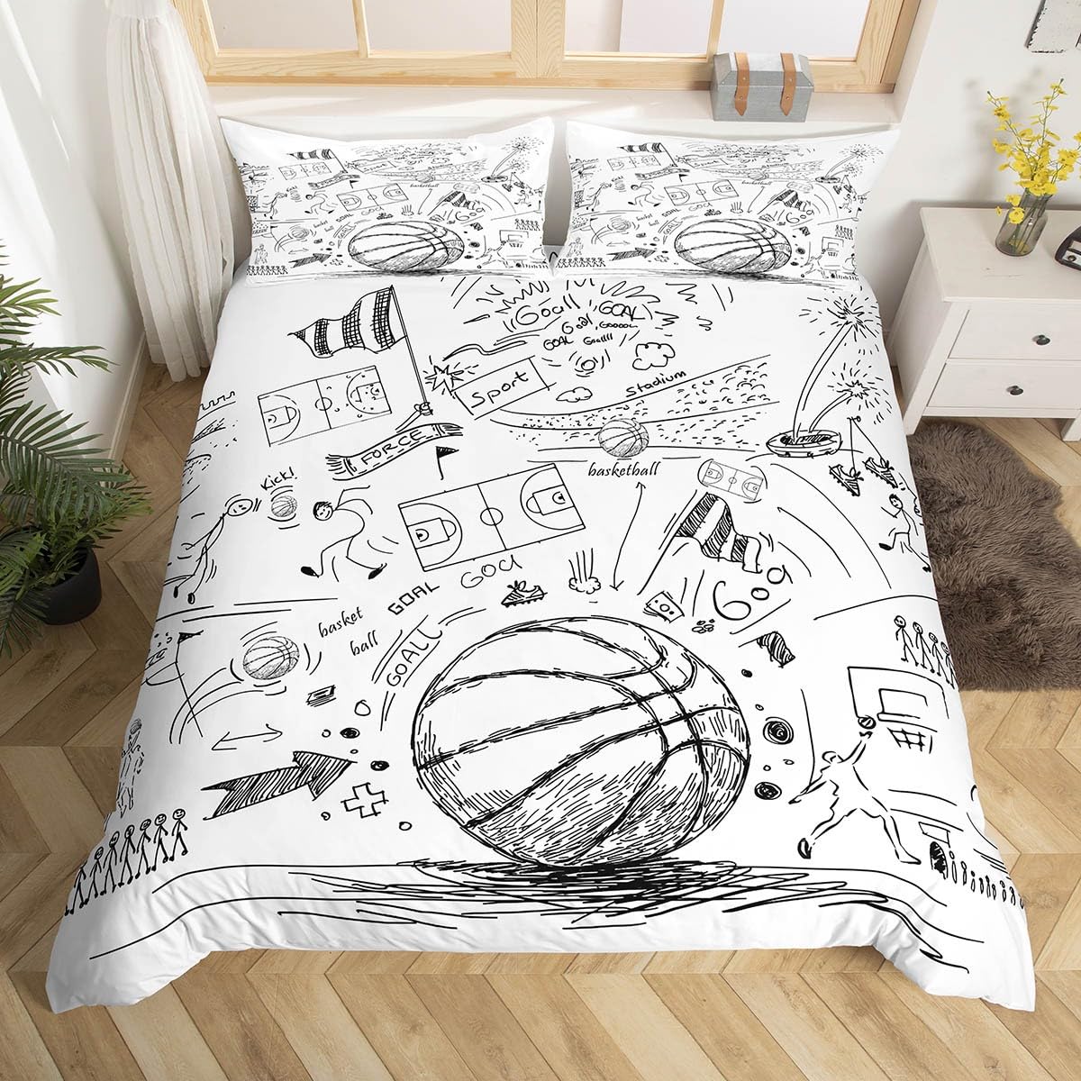 Housse de couette de basket-ba - Board Game Nations avis et prix
