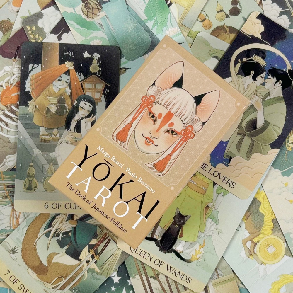 Jeu de cartes Yokai Tarot, 78  - Board Game Illustration avis et prix