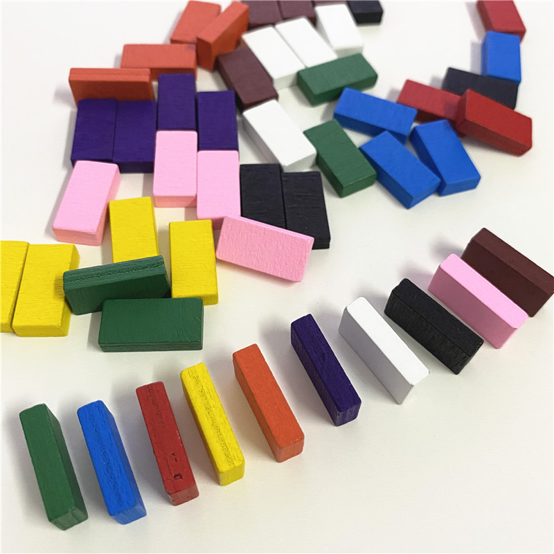 50 pcs 20*10*5mm coloré brique - Board Game Verdant avis et prix