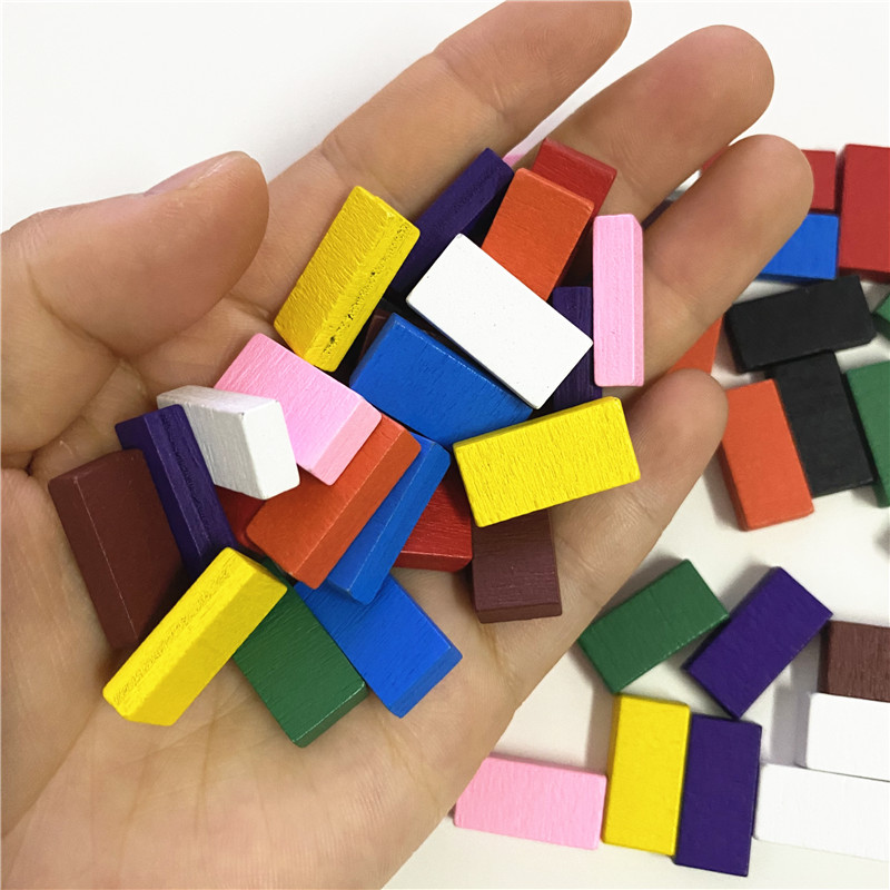 50 pcs 20*10*5mm coloré brique - Board Game Verdant avis et prix